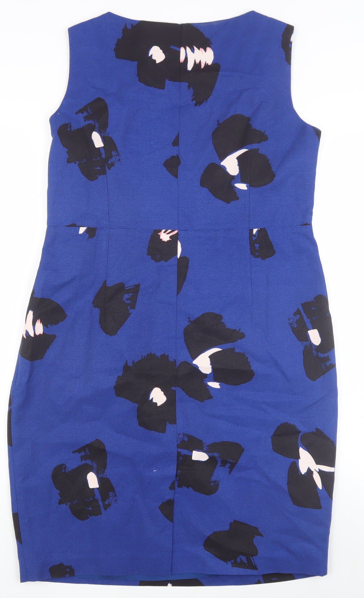 Havren Women's Blue Sheath Dress Size 14 Sleeveless