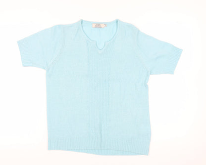 Womens UK Size M Honor Millburn Blue Pullover Jumper