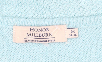 Womens UK Size M Honor Millburn Blue Pullover Jumper