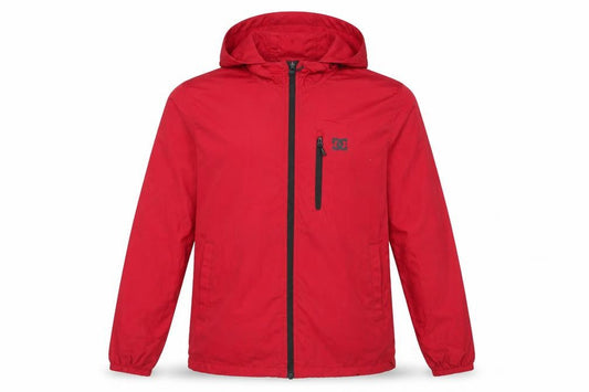 Mens UK Size S DC Red Windbreaker Coat