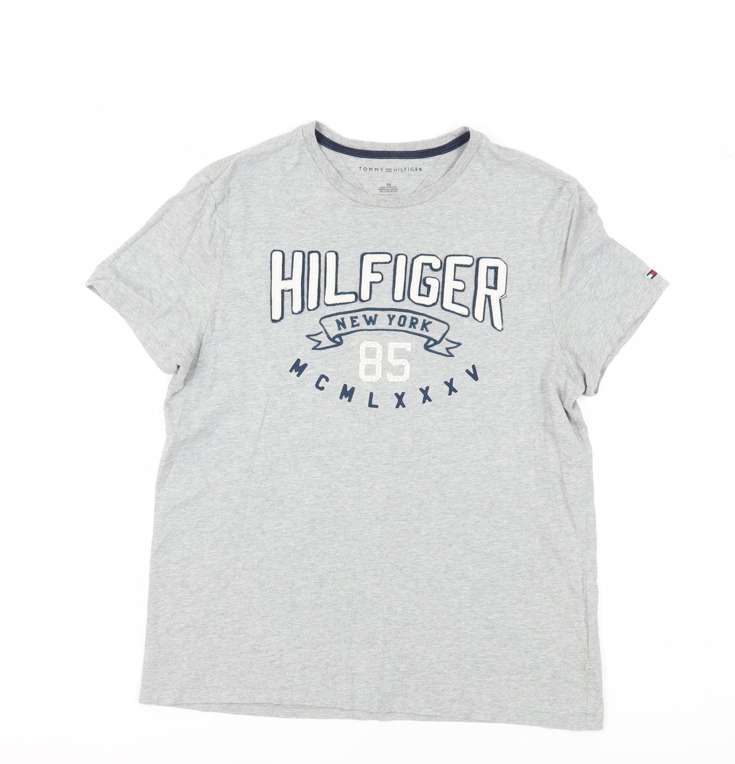 Tommy Hilfiger Men's Grey S Graphic T-Shirt