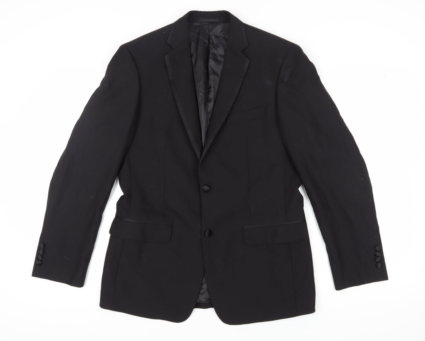 Austin Reed Men's Black Wool Blazer - 40R Formal Classic