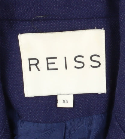 Reiss Women's Blue XS Double-Breasted Blazer