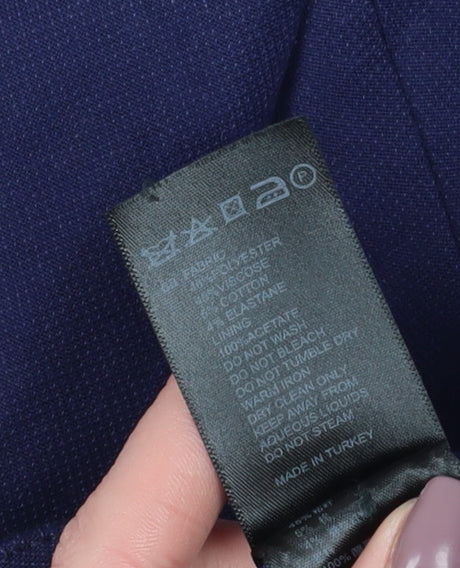 Reiss Women's Blue XS Double-Breasted Blazer