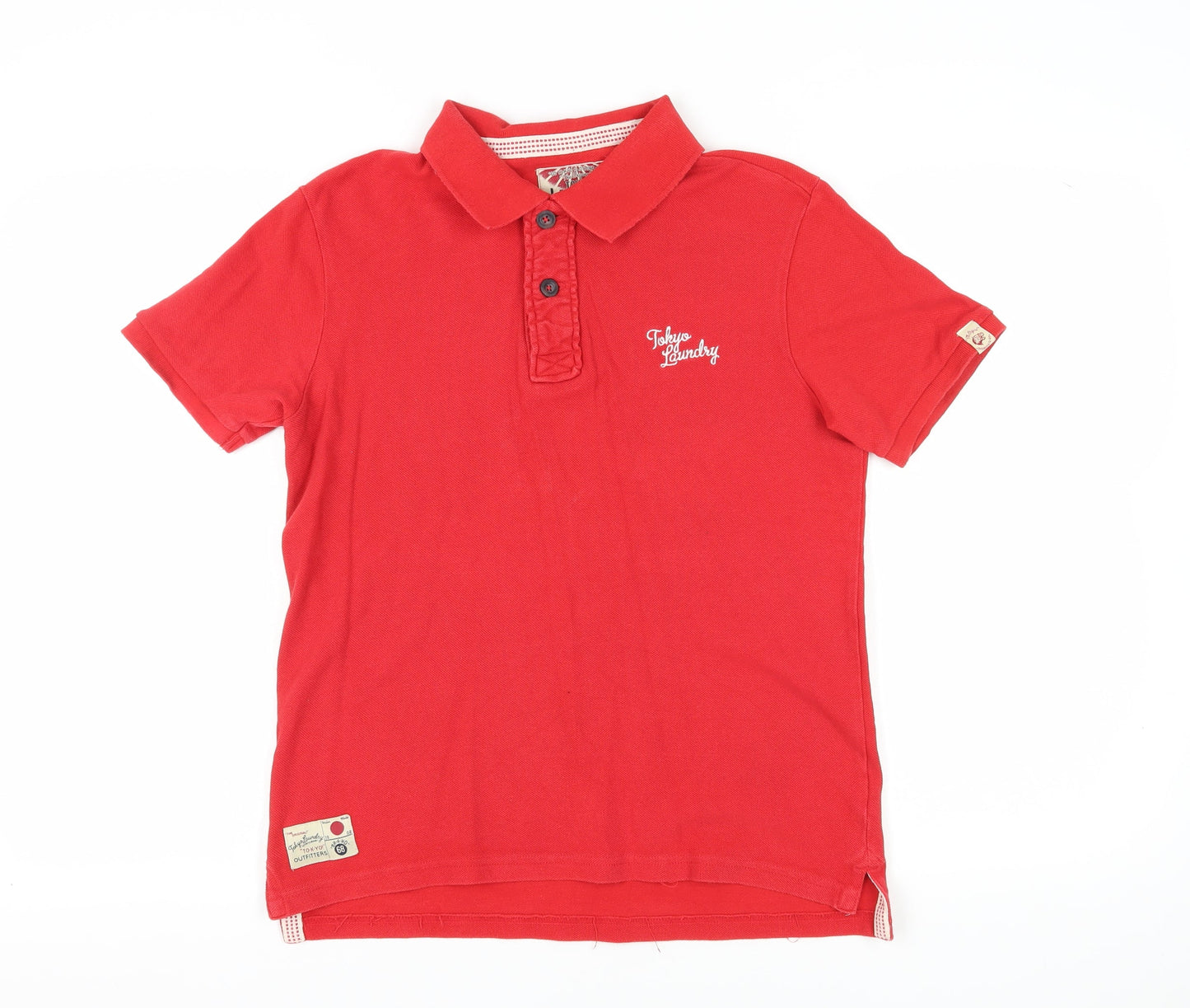 Tokyo Laundry Men’s Red Medium Polo Classic Style