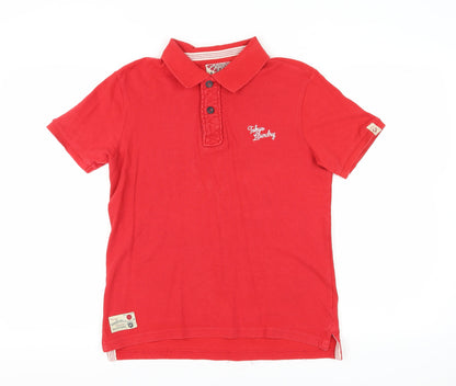 Tokyo Laundry Men’s Red Medium Polo Classic Style