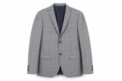 Mens UK Size 40 Jeff Banks Regular Grey Suit Jacket