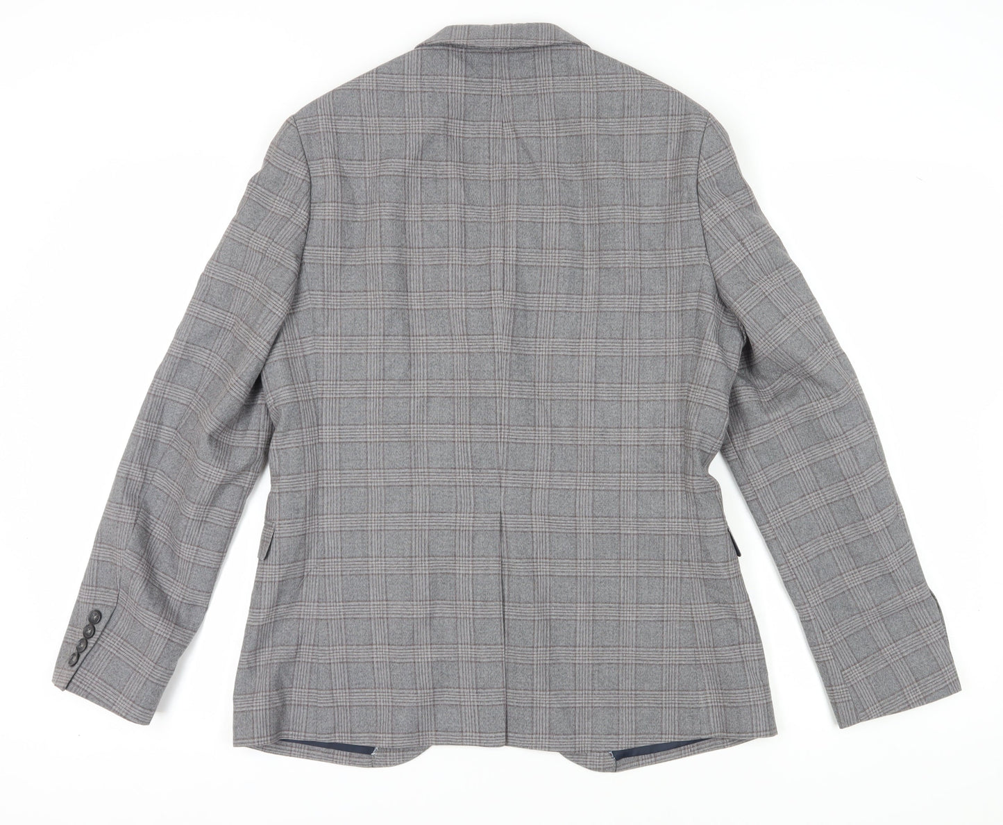 Mens UK Size 40 Jeff Banks Regular Grey Suit Jacket