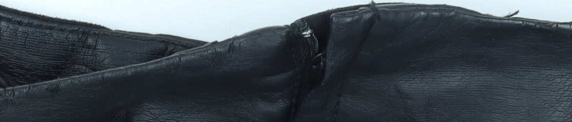 H&M Women’s Black Pencil Skirt, Size 10, Zip Accents