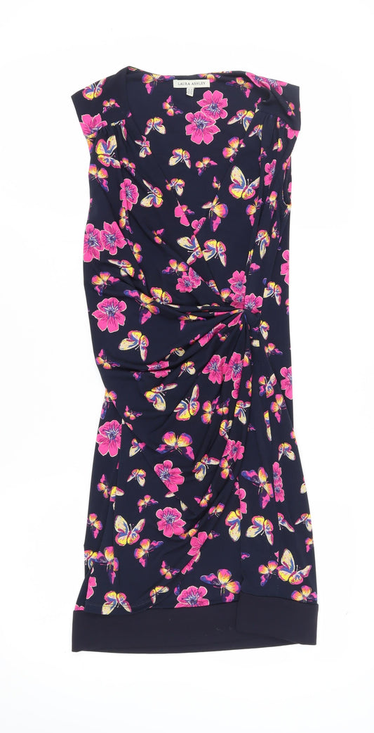 Laura Ashley Women's Multicoloured Bodycon Dress Size 10