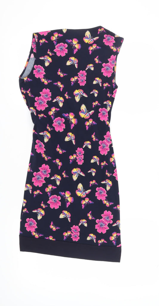Laura Ashley Women's Multicoloured Bodycon Dress Size 10