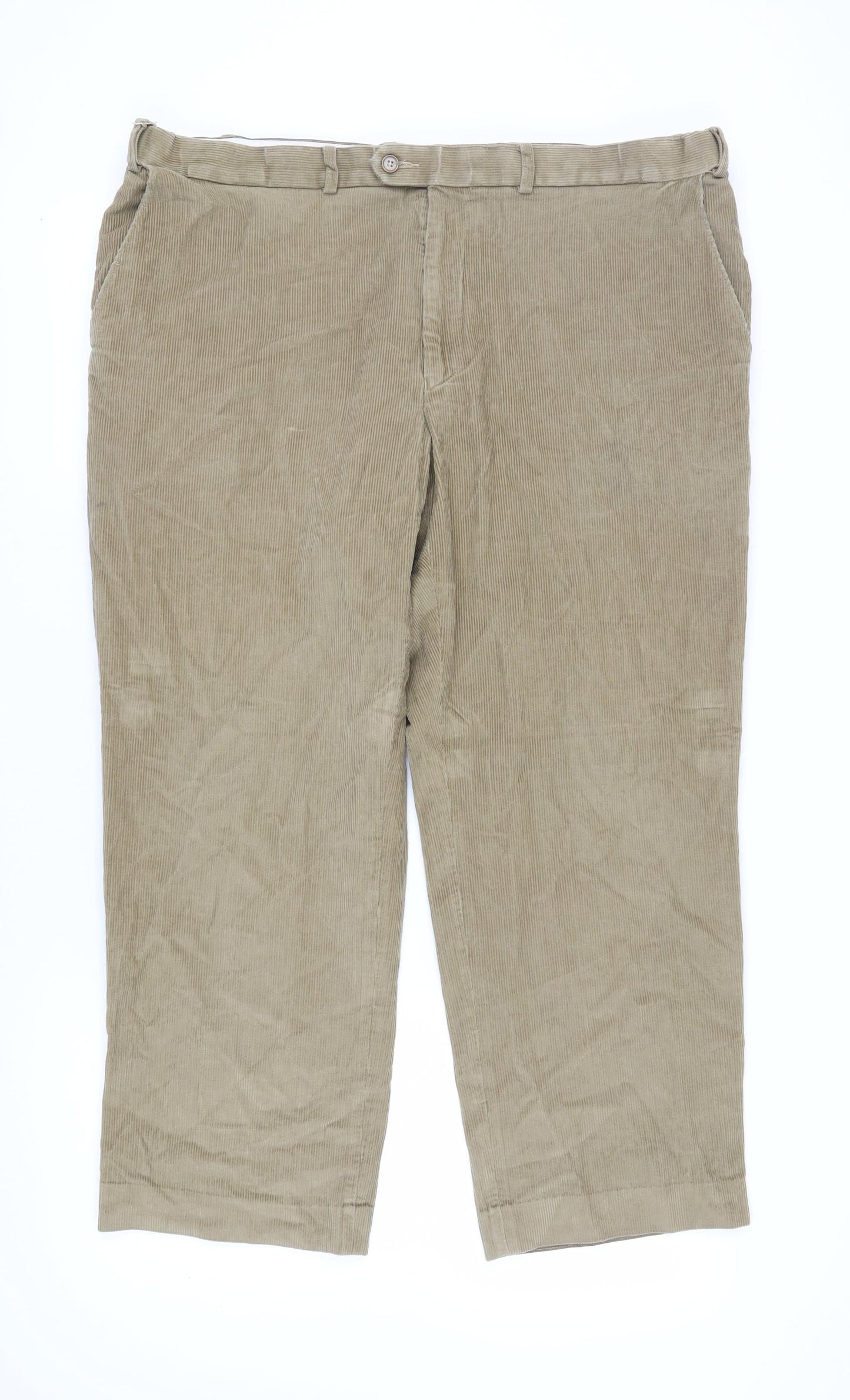 Marks and Spencer Beige Corduroy Trousers 42
