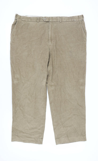 Marks and Spencer Beige Corduroy Trousers 42