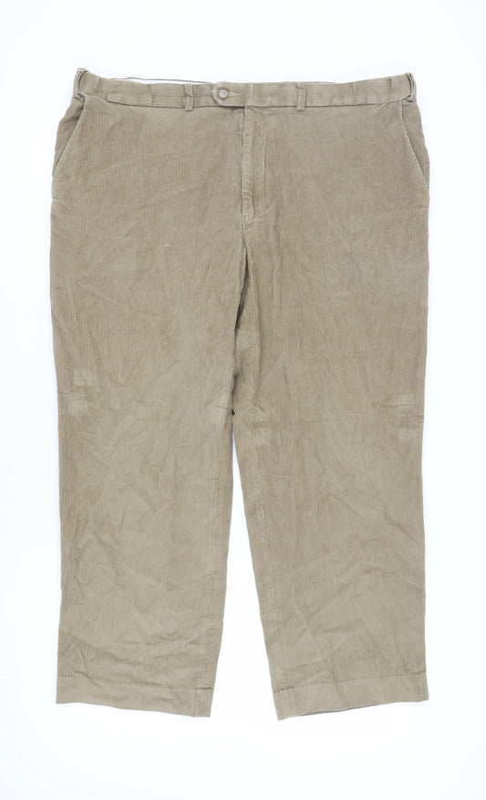 Marks and Spencer Beige Corduroy Trousers 42