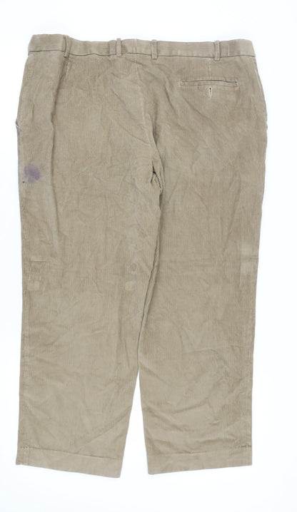 Marks and Spencer Beige Corduroy Trousers 42
