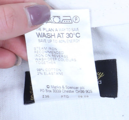 Marks and Spencer Beige Corduroy Trousers 42