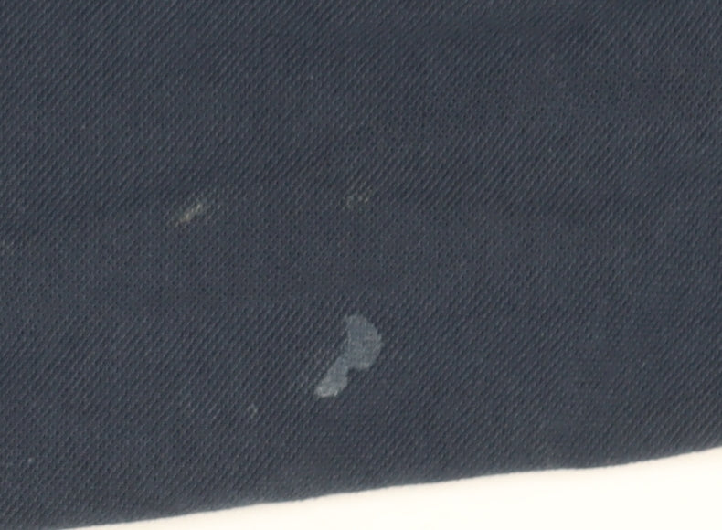 Farah Men's Blue Long Sleeve Polo Shirt M