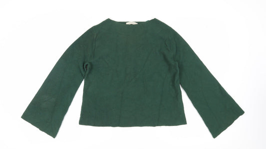 Oasis Women's Green Pullover Jumper S