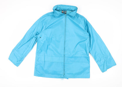 Alpine Trek Women's Blue Windbreaker Jacket - Size S
