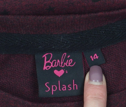 Barbie Pink Women's Logo Sweatshirt, Size S