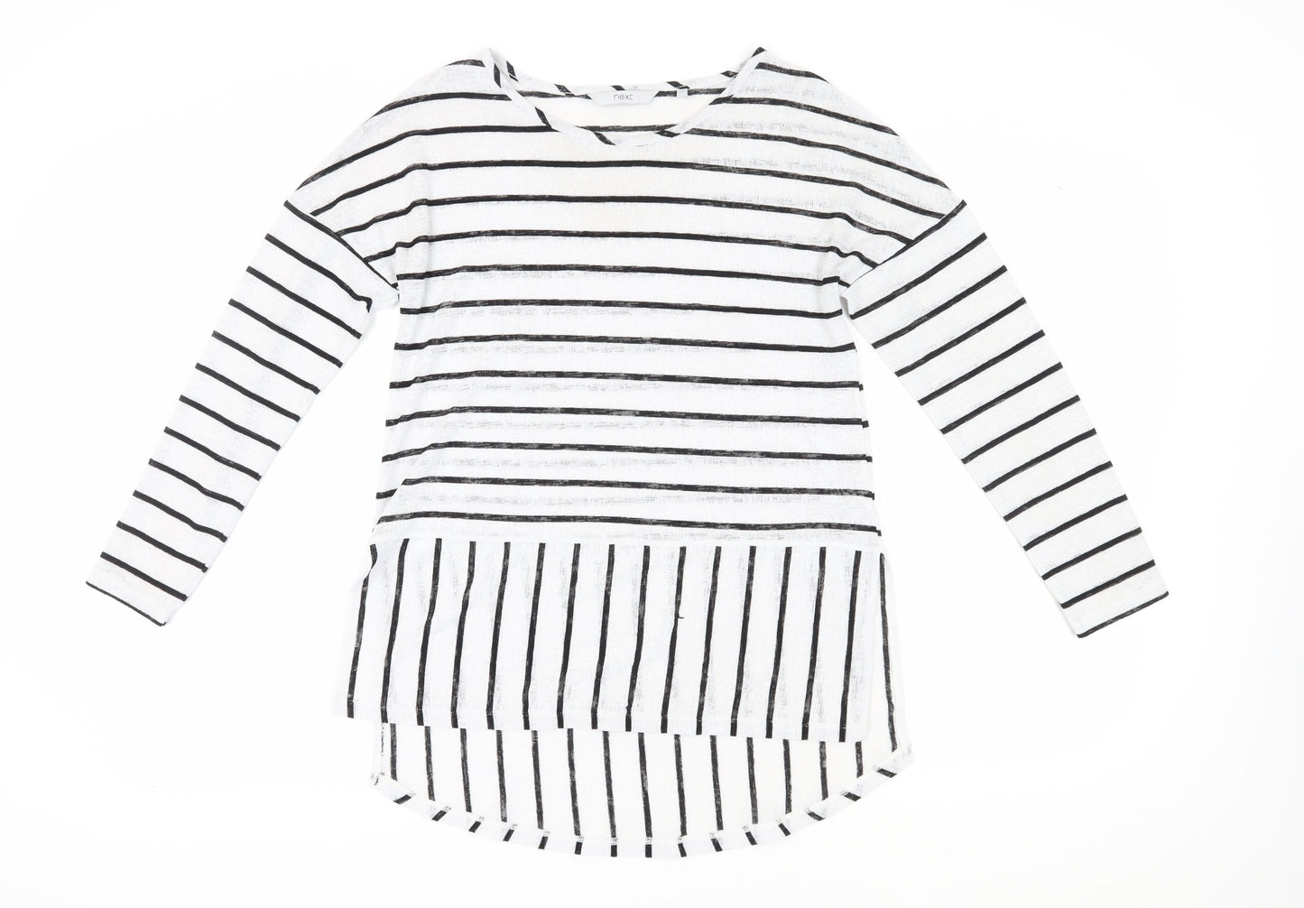 Womens UK Size 12 NEXT White Basic T-Shirt