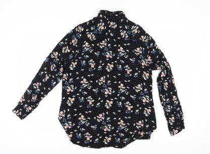 Womens UK Size 10 River Island Multicoloured Basic Blouse