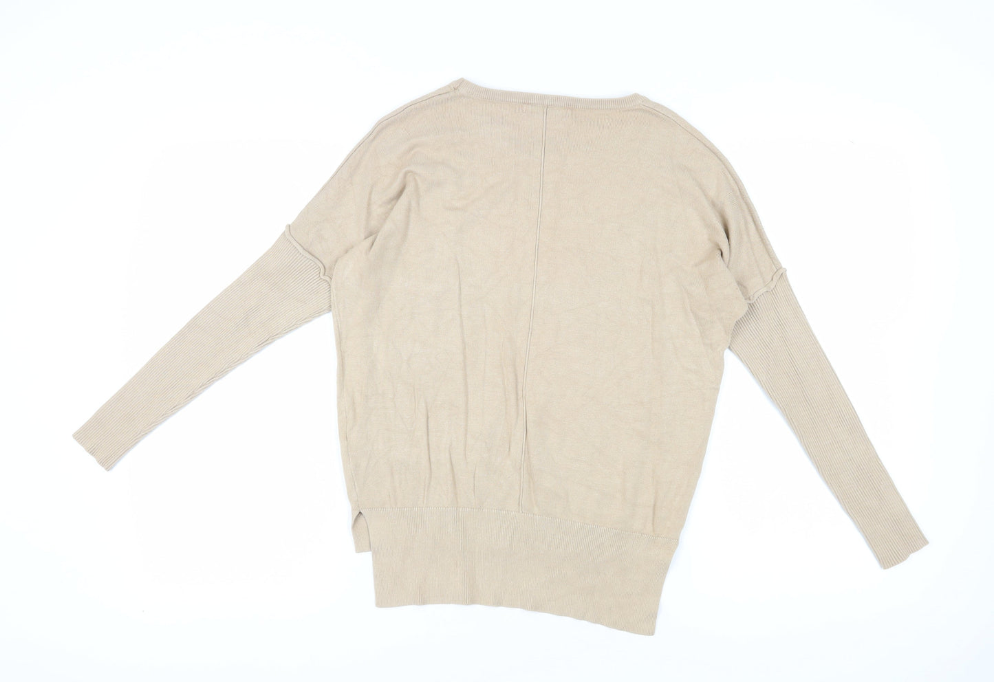 Womens UK Size XS GUESS Beige Pullover Jumper