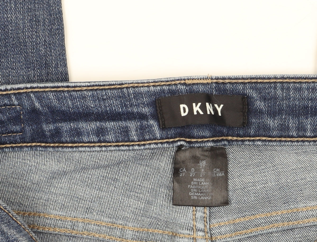 DKNY Women's Blue Skinny Jeans Size 4 With Pockets