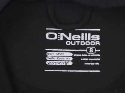 O Neills Women's Black Soft Shell Jacket Size 8