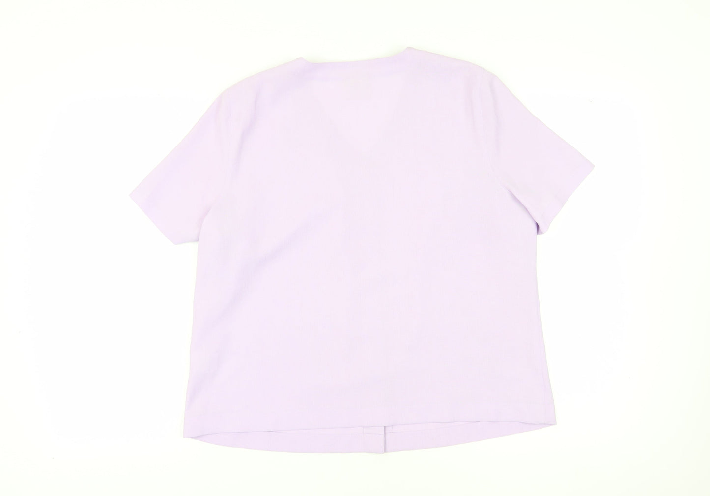 Womens UK Size 16 Eastex Purple  Button-Up