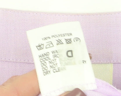 Womens UK Size 16 Eastex Purple  Button-Up