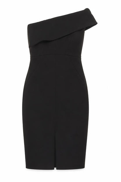 Whistles Women's Black Sheath Dress Size 8, Off Shoulder