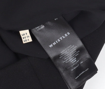 Whistles Women's Black Sheath Dress Size 8, Off Shoulder