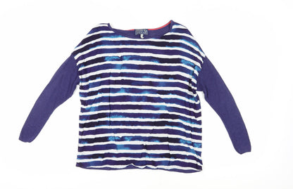 Womens UK Size XS Joules Blue Basic T-Shirt