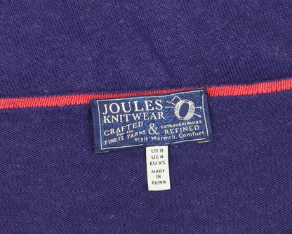 Womens UK Size XS Joules Blue Basic T-Shirt