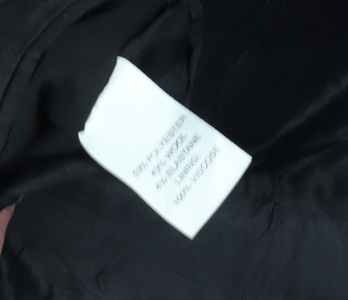 Mens UK Size 40 Pierre Cardin Regular Black Suit Tuxedo