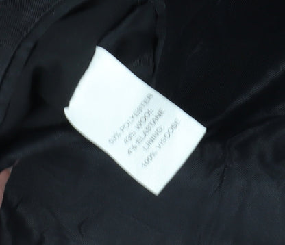 Mens UK Size 40 Pierre Cardin Regular Black Suit Tuxedo