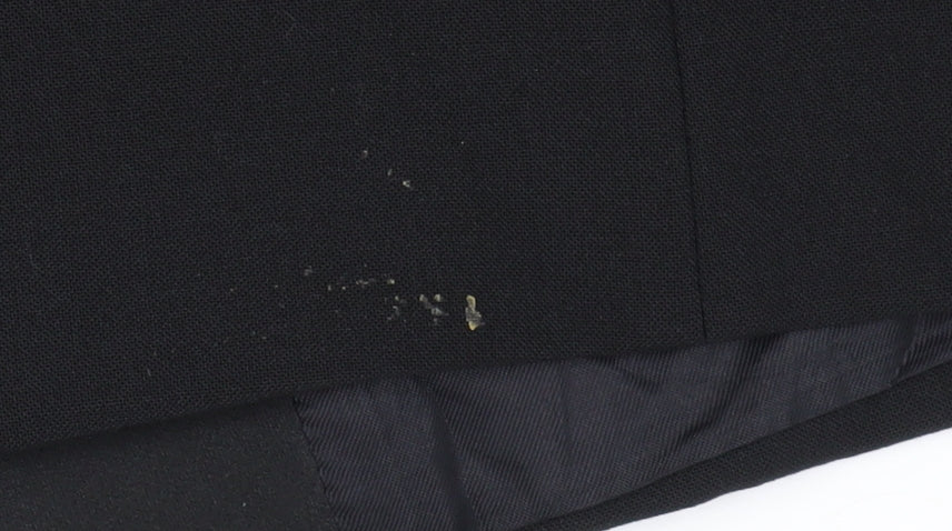 Mens UK Size 40 Pierre Cardin Regular Black Suit Tuxedo