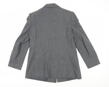 Eastex Women's Grey Wool Blazer Size 12
