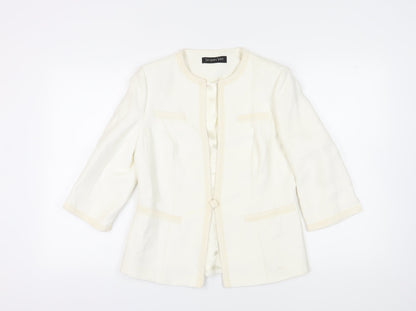 Jacques Vert Women's Ivory Suit Jacket Size 12