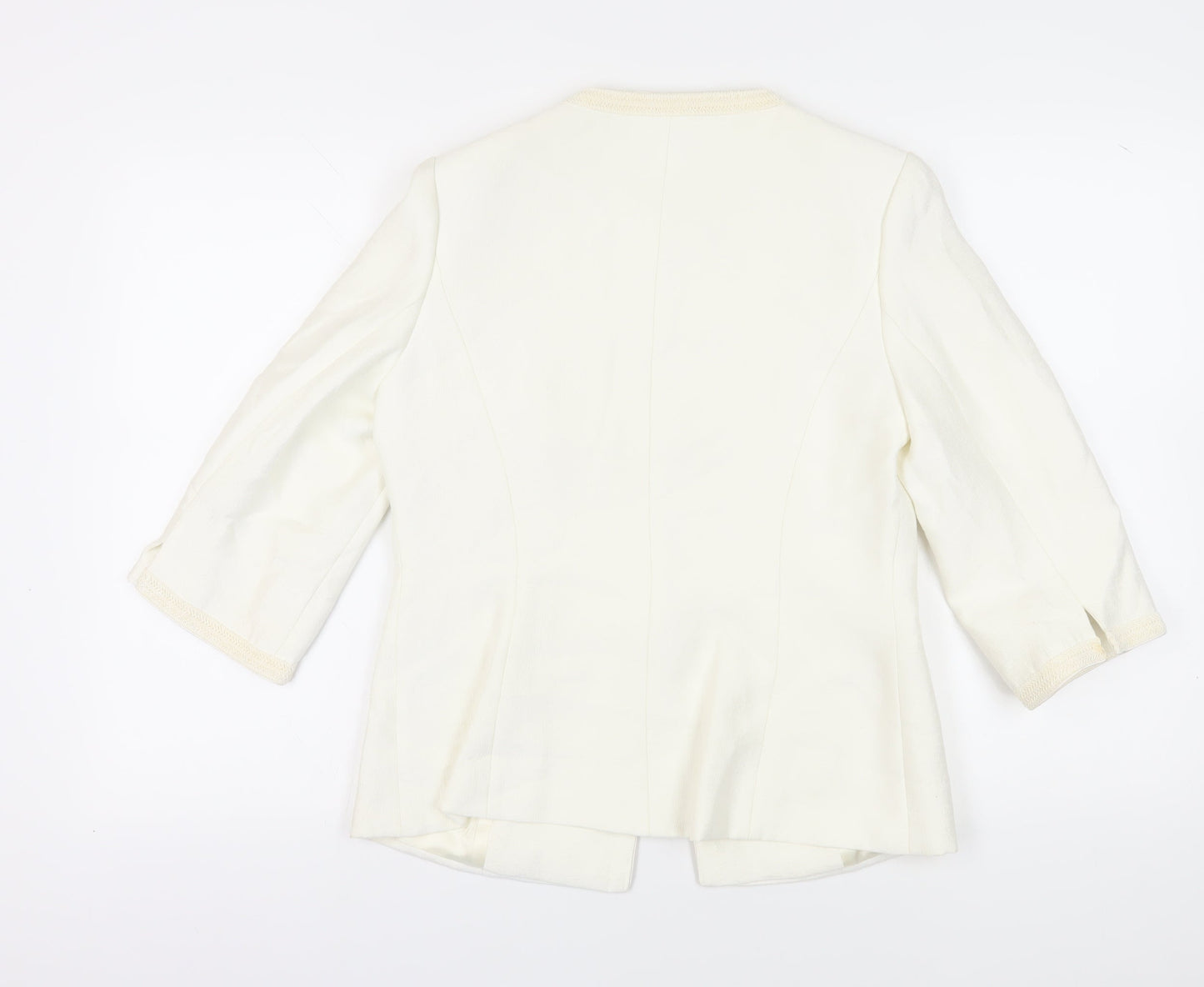 Jacques Vert Women's Ivory Suit Jacket Size 12