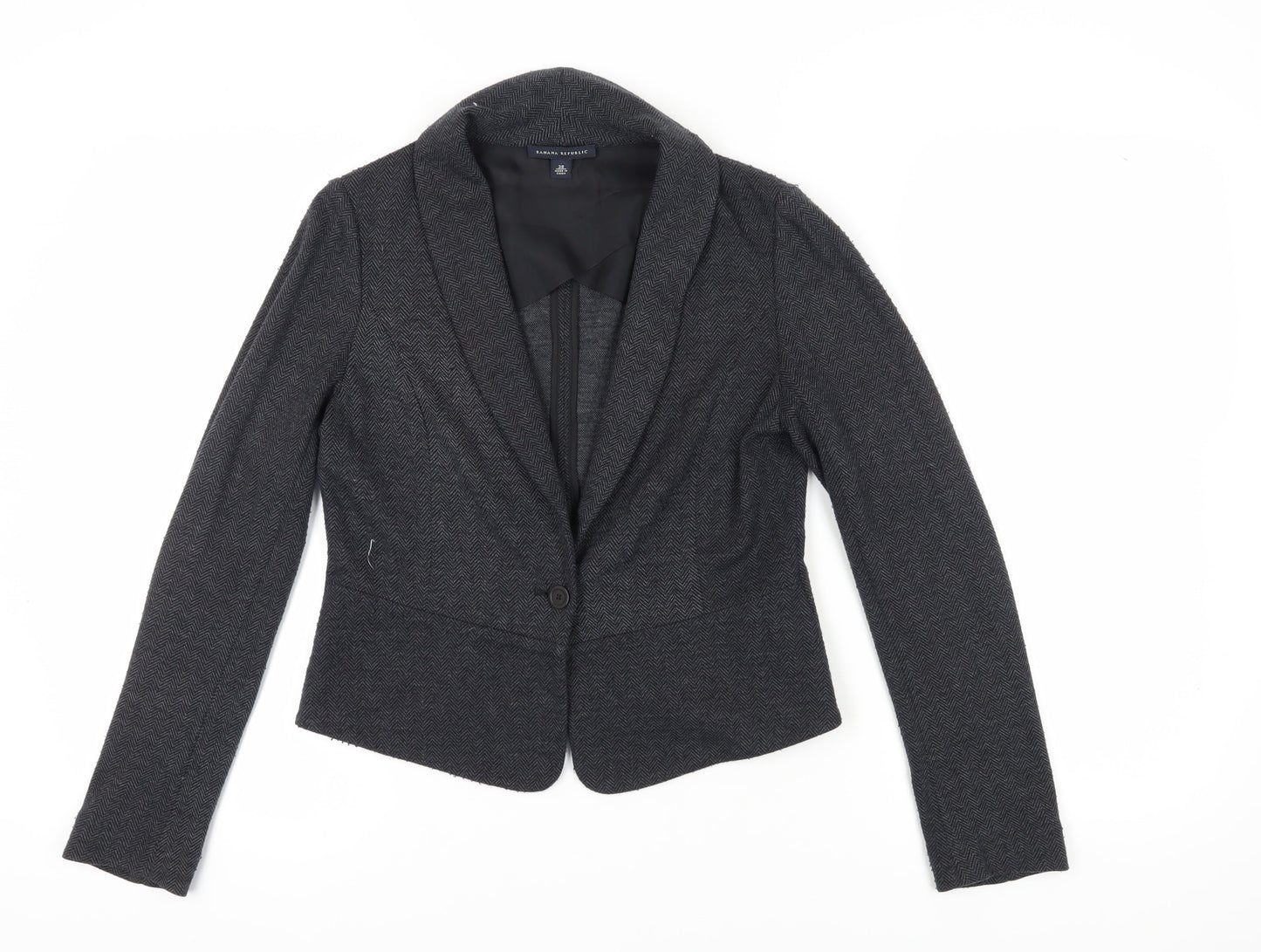 Banana Republic Women's Grey Suit Jacket Size 10 Elegant Business