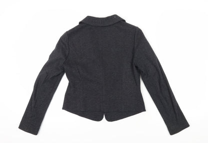 Banana Republic Women's Grey Suit Jacket Size 10 Elegant Business