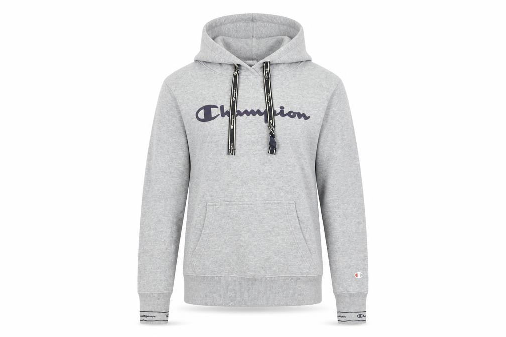 Womens UK Size XS Champion Grey Pullover Hoodie