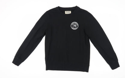 Mens UK Size S JACK & JONES Black Pullover Sweatshirt