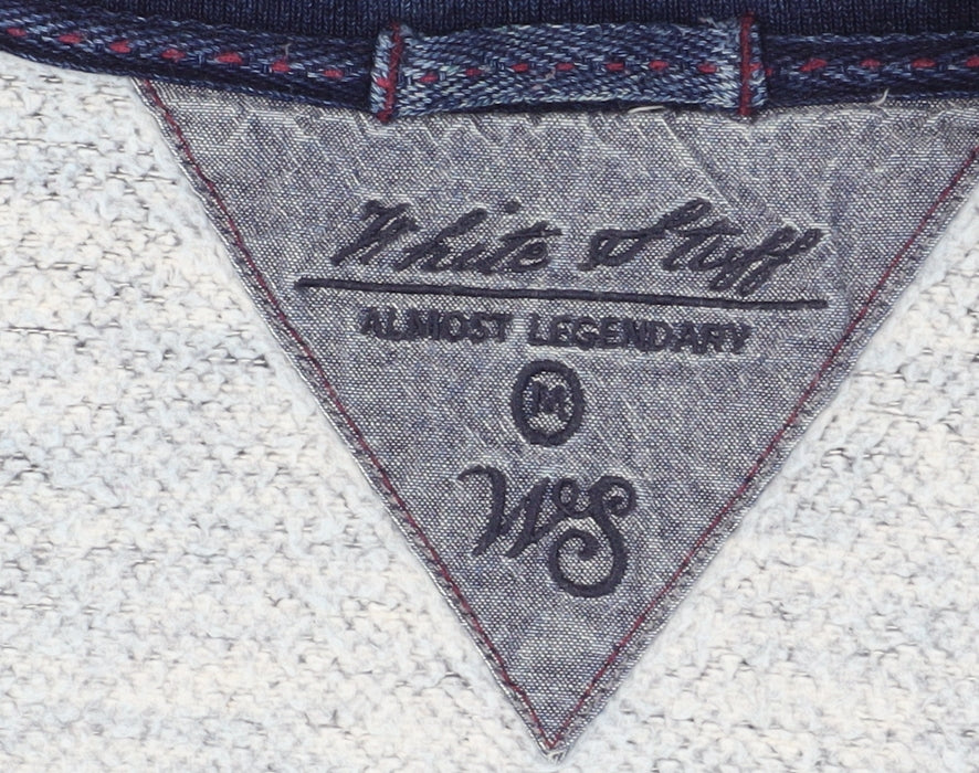 White Stuff Men's Grey Full Zip Sweatshirt - Size M