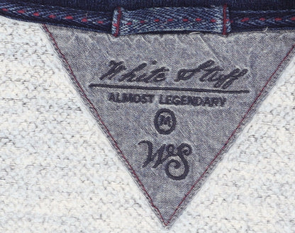 White Stuff Men's Grey Full Zip Sweatshirt - Size M