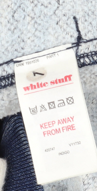 White Stuff Men's Grey Full Zip Sweatshirt - Size M