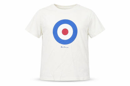 Ben Sherman Boys White Graphic T-Shirt 8-9 Years