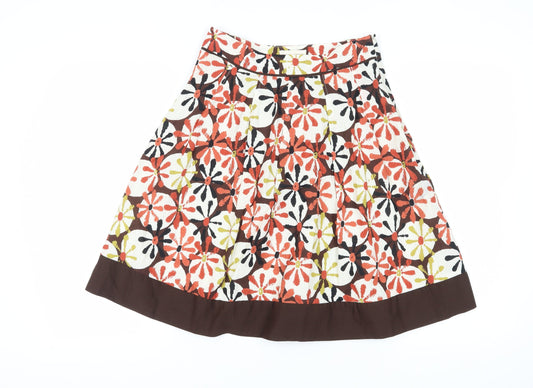 Laura Ashley Women's Multicoloured A-Line Skirt, Size 10